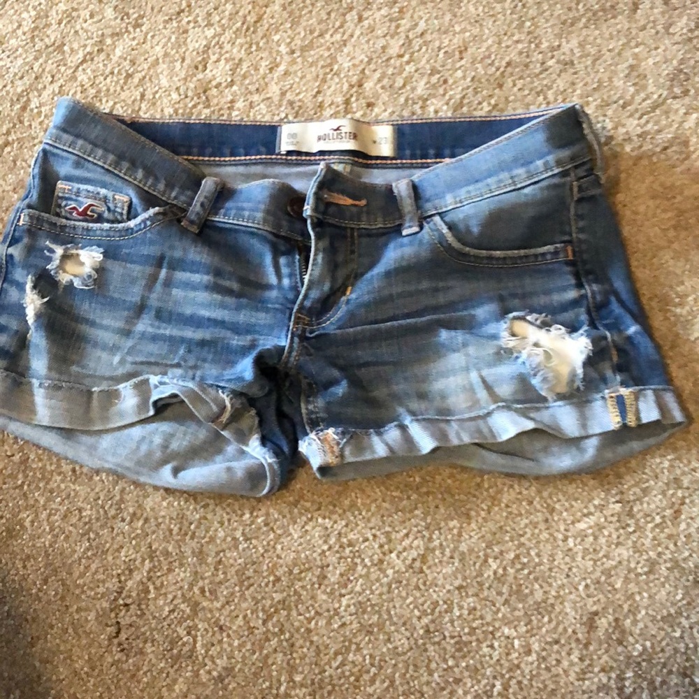 Hollister denim cutoff shorts